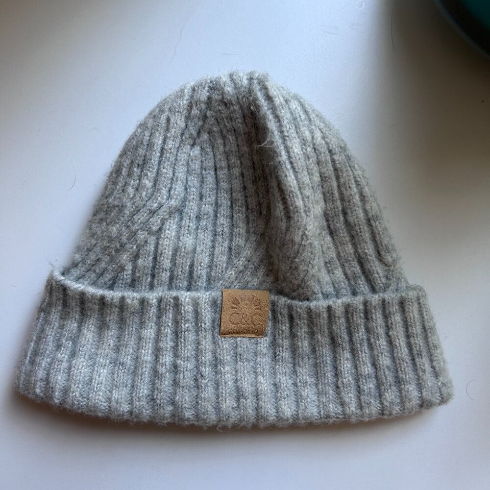 Women's Heather Grey C&C Beanie OS